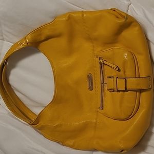 Yellow michael kors shoulder bag
